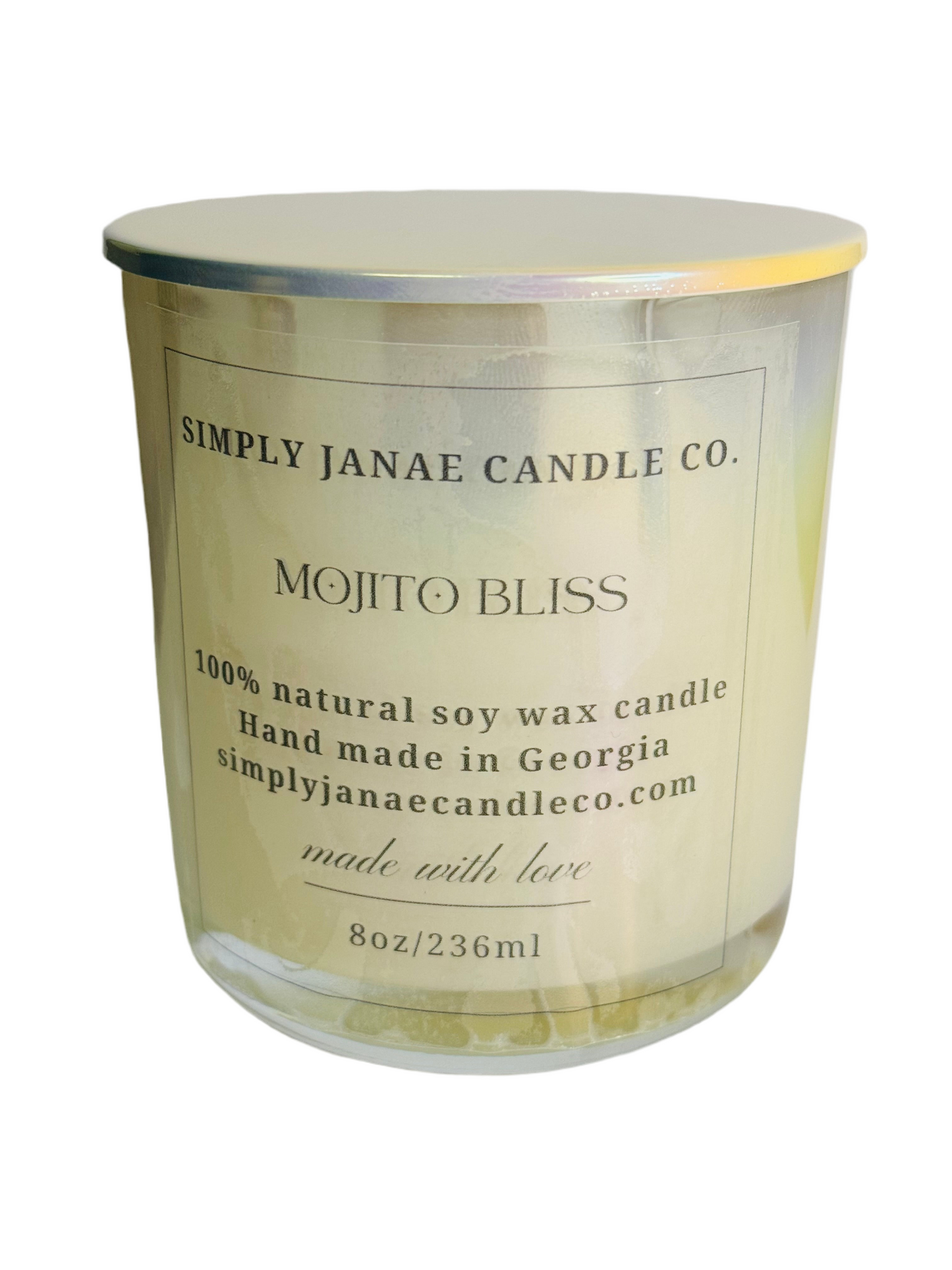 Mojito Bliss Wood Wick Candle