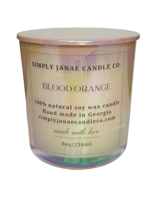 Blood Orange Wood Wick Soy Candle